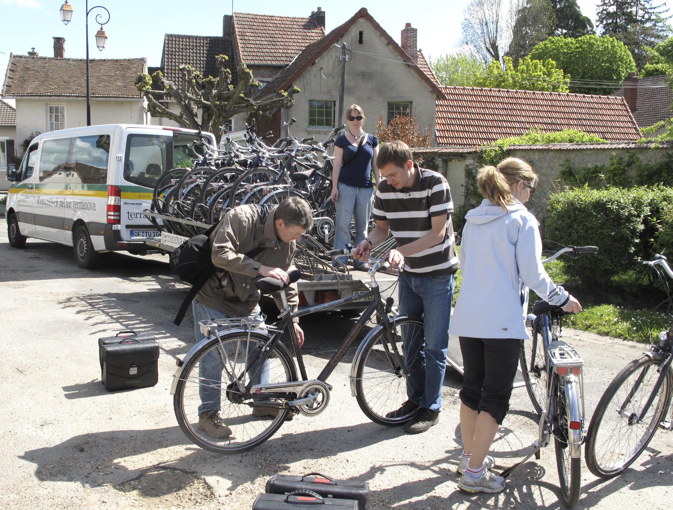 Juergen Kagelmann Viking Radkreuzfahrt Normandie Fahrradwechsel © Kagelmann