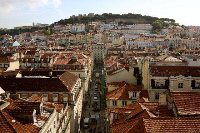 The Ritz Hotel Lisbon Portugal Blick auf die Altstadt