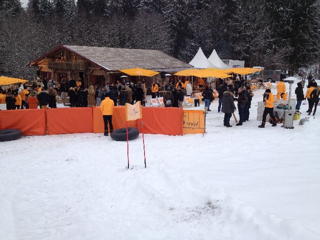 Veuve Clicquot in the snow Joerg Hohenfeld Jan2013