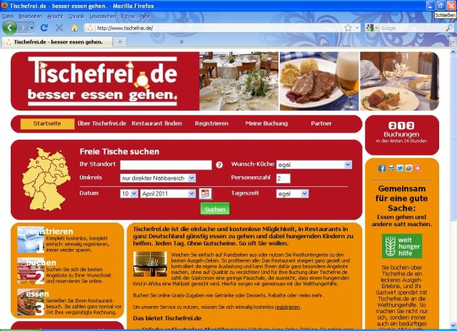 tischefrei.de startseite