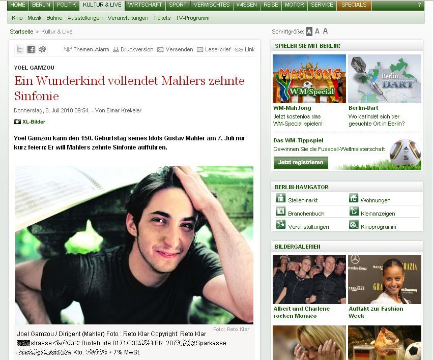 Berliner Morgenpost veroeffentlicht Bankdaten vom Fotografen