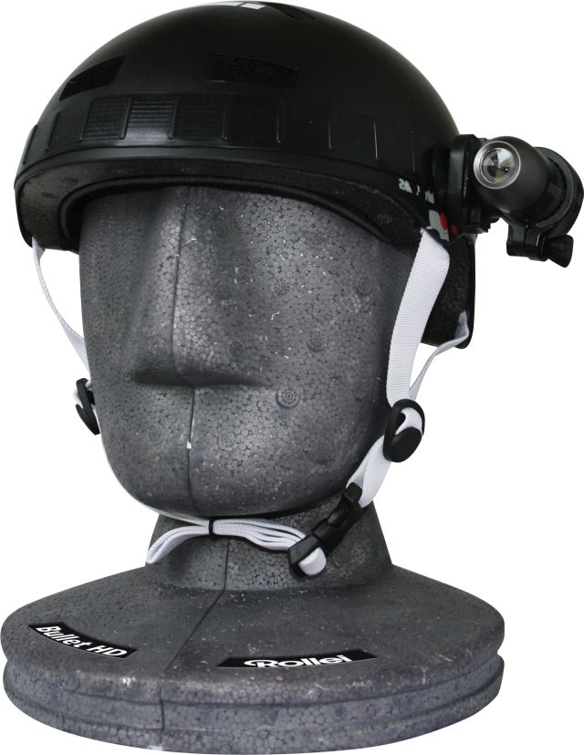 Rollei BulletHD Helm mit Kopf - Actioncam für anspruchsvolle Actionsportler und Outdoor-Fans