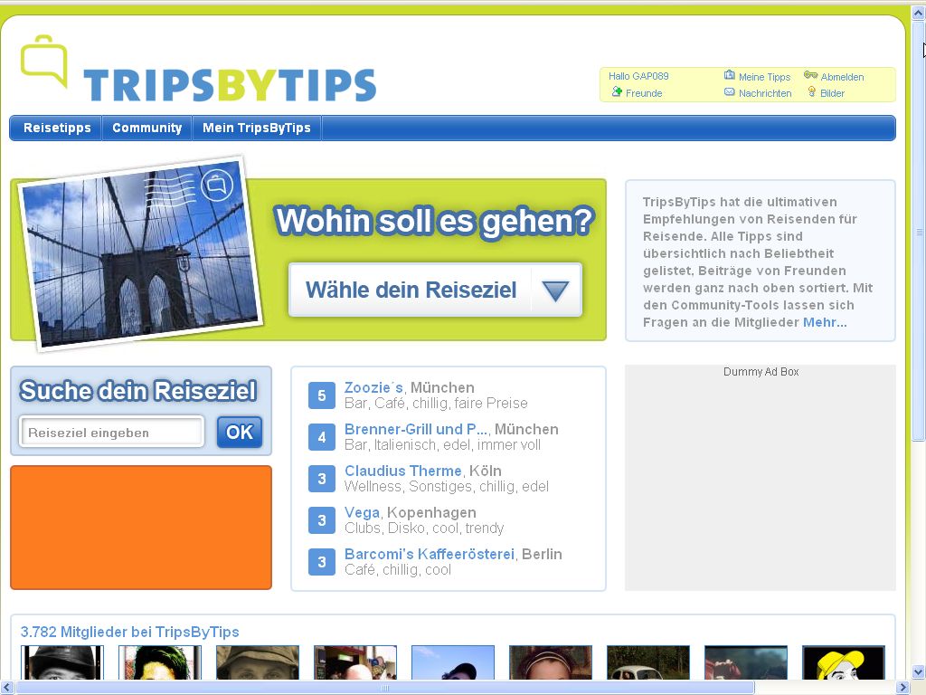 Trips by Tips Screenshot
