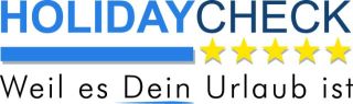 Holidaycheck Logo slogan