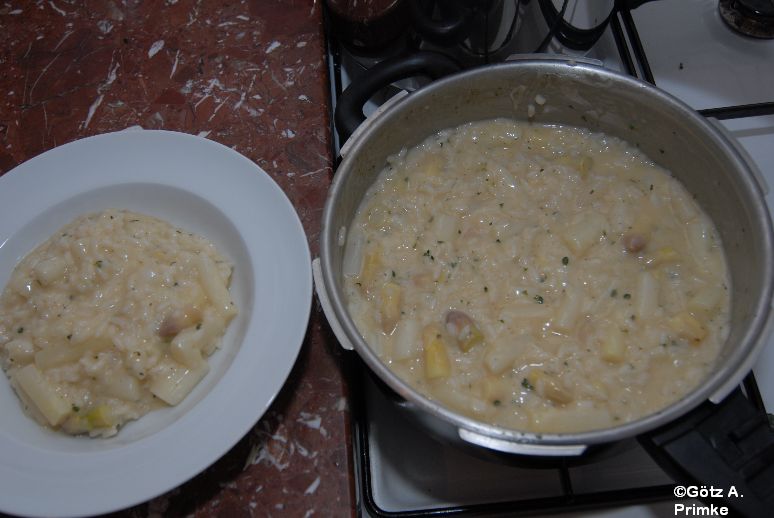 Spargel-Risotto mit Prosecco: Frühling auf italienische Art 5 Spargel-Risotto mit Prosecco