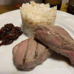 Wildschweinbraten ZwetschgenChutney Omina