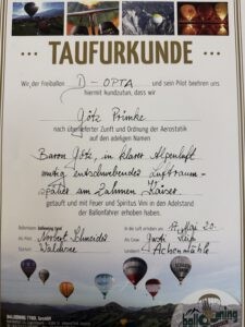 Ballonfahrt im Kaiserwinkl