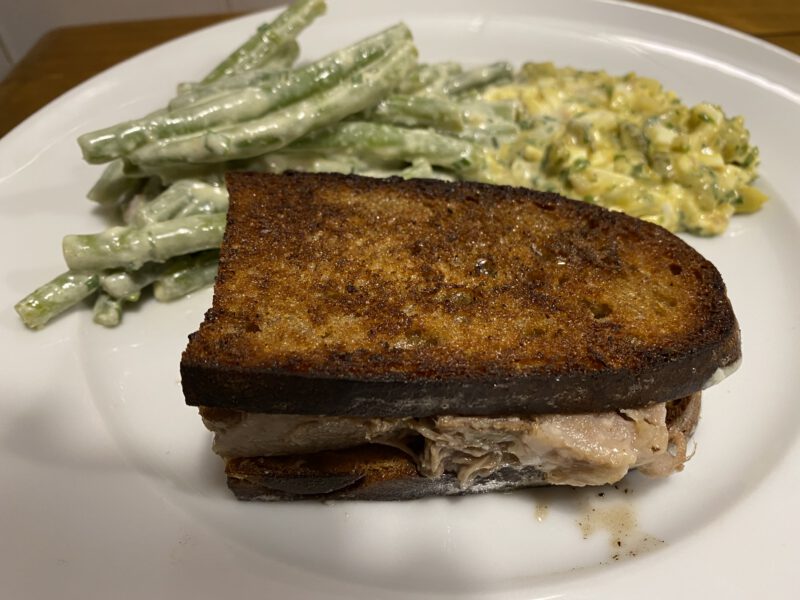 Lauwarmer Kalbskopf im Ciabatta gebraten mit Meerrettichbohnen – Kalbskopf von Hans Haas 11 Lauwarmer Kalbskopf im Ciabatta gebraten mit Meerrettichbohnen – Kalbskopf von Hans Haas 1
