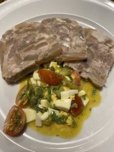 Kalbskopf mit Sauce Gribiche