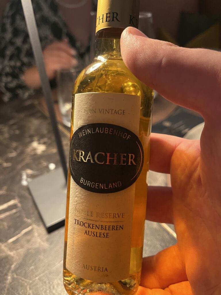 Qualitätsstufen beim Wein, Weinlaubenhof Kracher, Burgenland, Noble Reserve, Trockenbeerenauslese