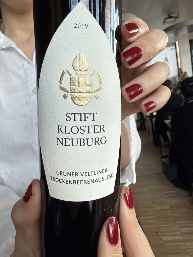 Qualitätsstufen beim Wein, Stift Kloster Neuburg, Grüner Veltliner, 2019 Trockenbeerenauslese