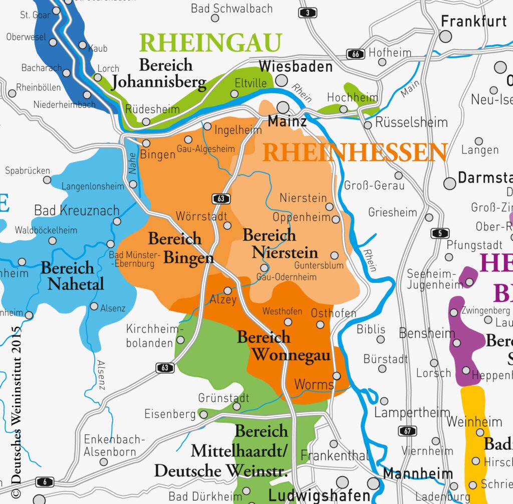 Weinanbaugebiete in Deutschland, Rheinhessen, (c) Deutsches Weininstitut