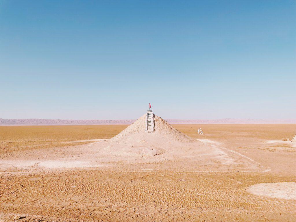 Chott El Jerid Salzsee Tunesien Aussichtspunkt