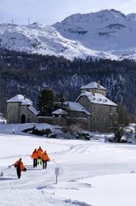 1. Schneegolf St. Moritz am Fuss des Corvatsch