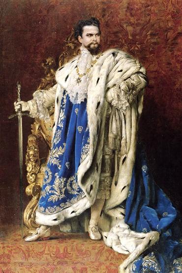 Ludwig II, Portrait von Gabriel Schachinger